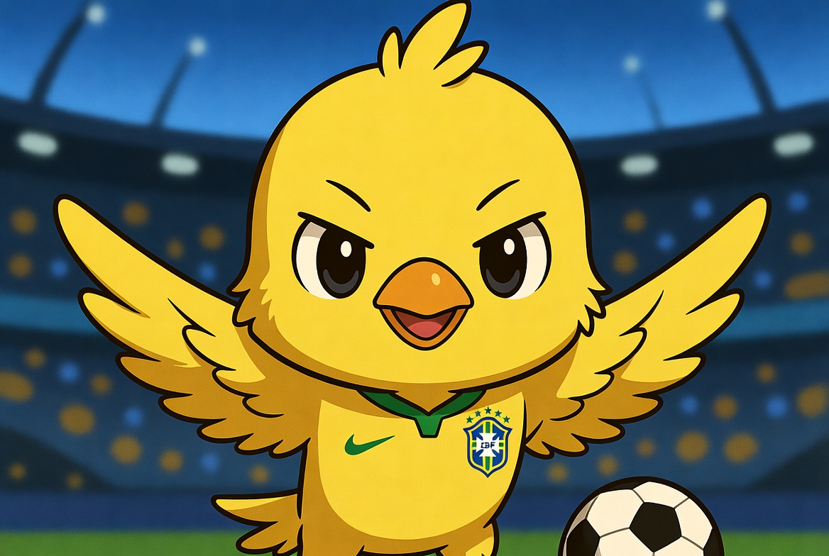 Canarinho Puto – Brazil Mascot